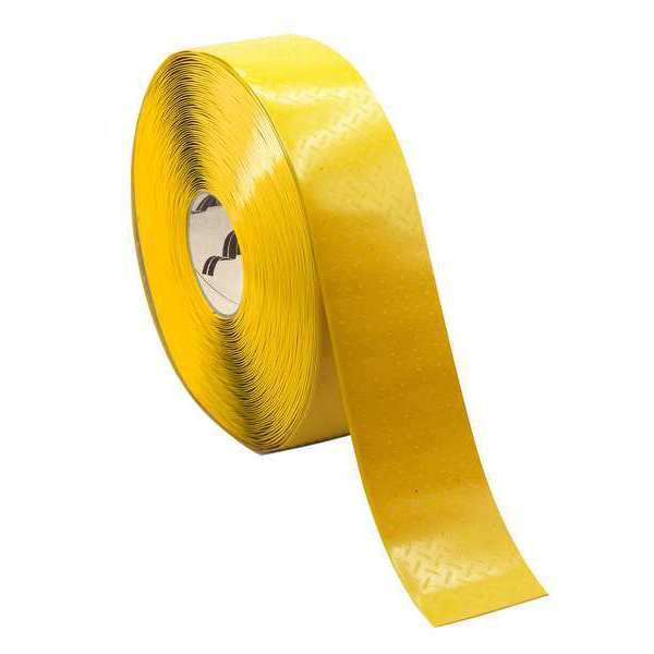 Mighty Line Floor marking, Yellow, 3 inx3 in, Roll MT301