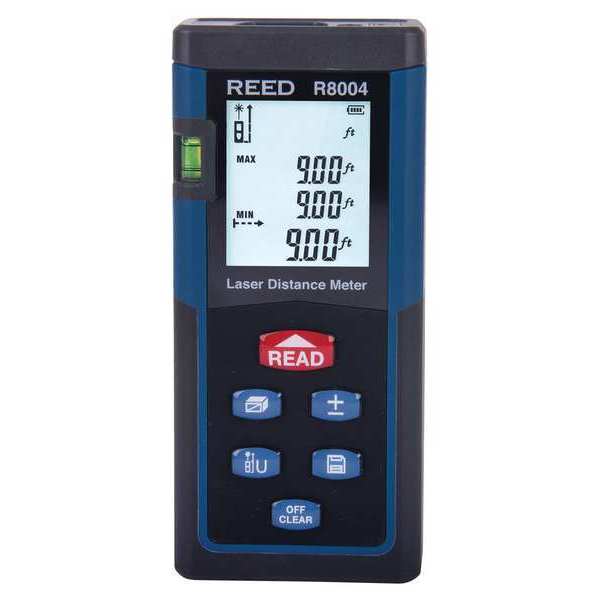 Reed Instruments Laser Distance Meter, 131ft R8004