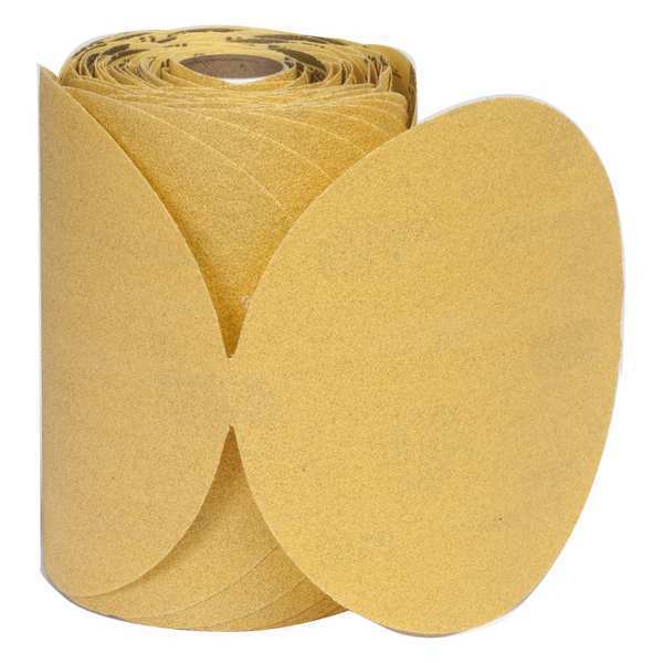 Norton Abrasives PSA Sanding Disc Roll, 5 in Dia, P400 G 66261183814