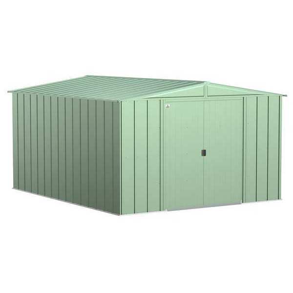 Arrow Storage Products 10x12 Classic Steel Storage Shed, Sage Green CLG1012SG