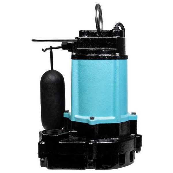 Little Giant Pump Effluent Pump, 1-Phase, 1/2 hp 511623