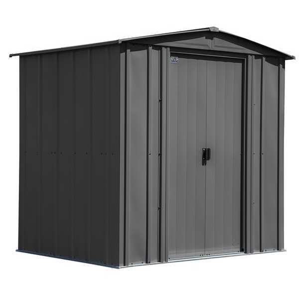 Arrow Storage Products 6x5 Classic Steel Storage Shed, Charcoal CLG65CC