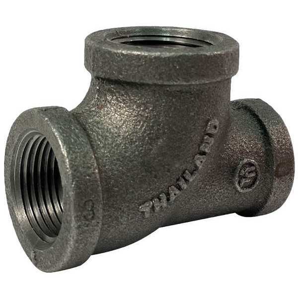 Zoro Select Female NPT x Female NPT x Female NPT Malleable Iron Reducing Tee 783Y63