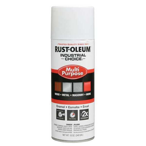 Rust-Oleum Spray Paint, White, Gloss, 12 oz 1692830V