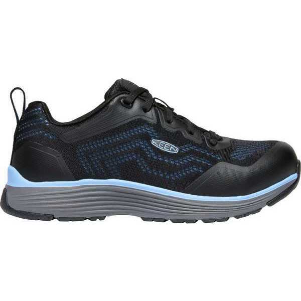 Keen Size 5 1/2 Women's Athletic Shoe Aluminum Safety Shoes, Airy Blue/Black 1025571