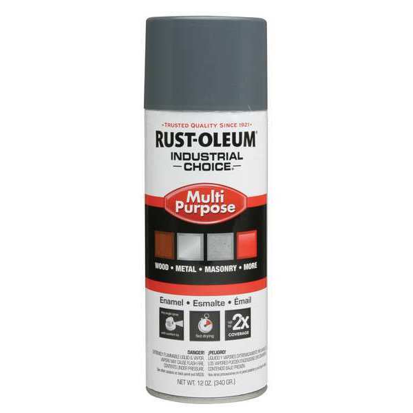 Rust-Oleum Spray Paint, Universal Gray, Gloss, 12 oz 1686830V