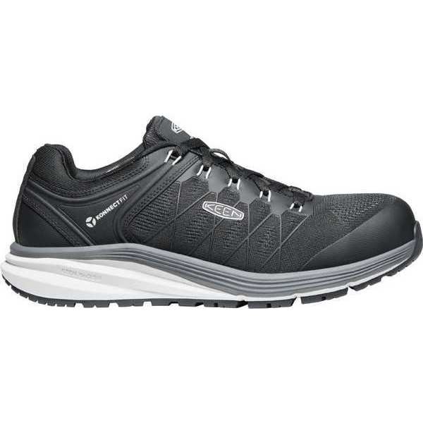 Keen Athletic Shoe, D, 8 1/2, Black, PR 1024604