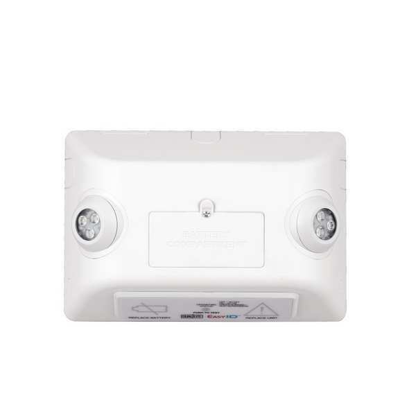 Dual-Lite Remote Head, 18 V, LED, Thrmplst, White EVHCR2