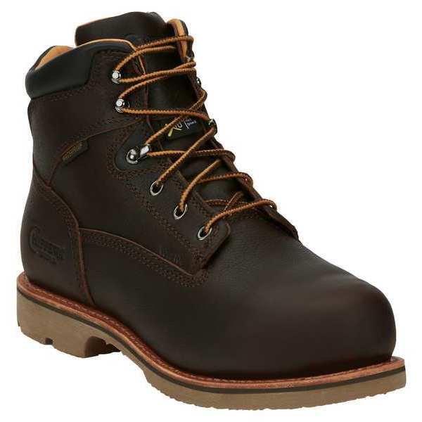 Chippewa 6-Inch Work Boot, D, 7 1/2, Brown 72301 7.5 D