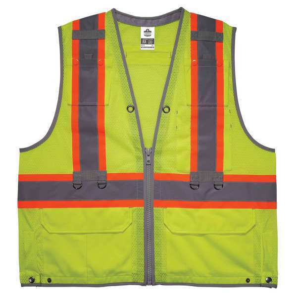 Glowear By Ergodyne Safety Vest, ANSI Class 2, L/XL Size 24175