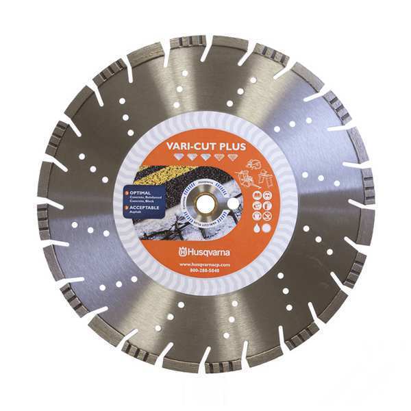 Husqvarna Diamond Saw Blade, Wet/Dry, 16 Vari-Cut S65 16