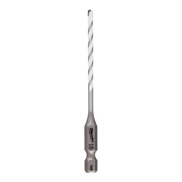 Milwaukee Tool 1/8 in. x 2 in. x 3-1/2 in. SHOCKWAVE Impact Duty Carbide Multi-Material Drill Bit 48-20-8880