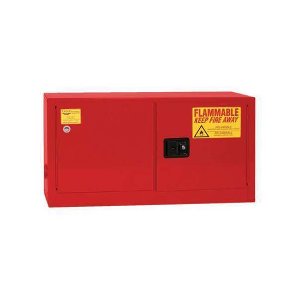 Eagle Flammables Safety Cabinet, Red ADD14XRED