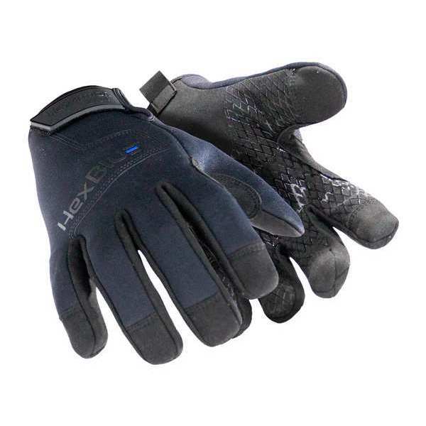 Hexarmor Safety Gloves, Blue/Black, S, PR 2134-S (7)