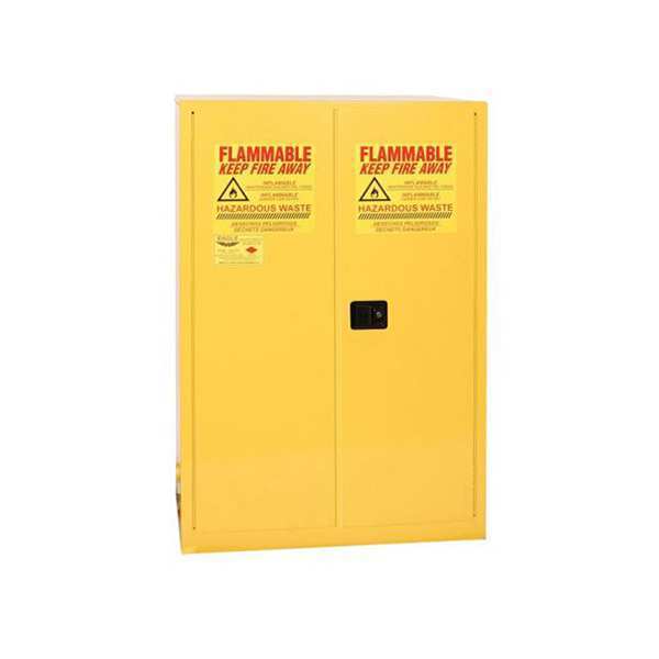 Eagle Hazmat Safety Cabinet, Yellow HAZ9010X