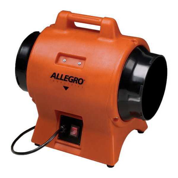 Allegro Industries ConfinedSpaceBlower, Blk/Orng/Yell, 12.5"W 9539-08