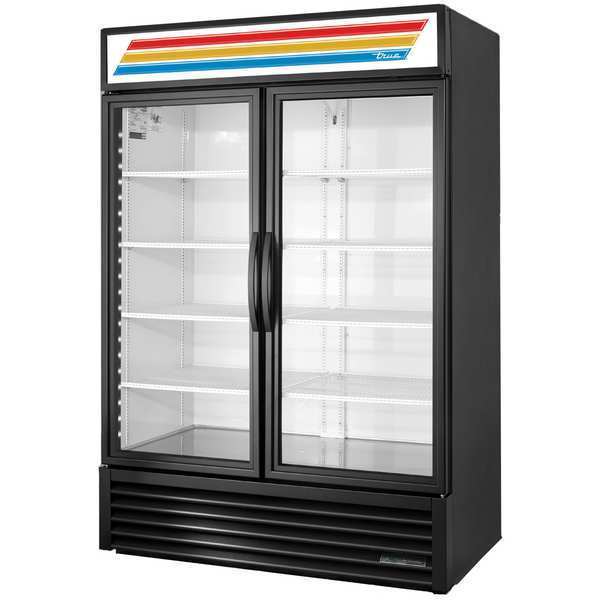 True Freezer Merchandiser, 78 1/2 in H, Black GDM-49F-HC-TSL01-Black