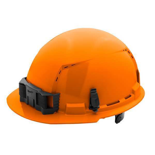 Milwaukee Tool Front Brim Orange Front Brim Vented Hard Hat w/6pt Ratcheting Suspension - Type 1, Class C 48-73-1232