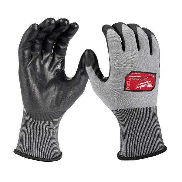 Milwaukee Tool Level 3 Cut Resistant High Dexterity Polyurethane Dipped Gloves - Medium (12 pair) 48-73-8731B