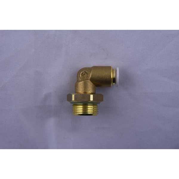 Aignep Usa Push-to-Connect, Threaded Push to Connect Fitting, Brass, Black 59116-8-1/4