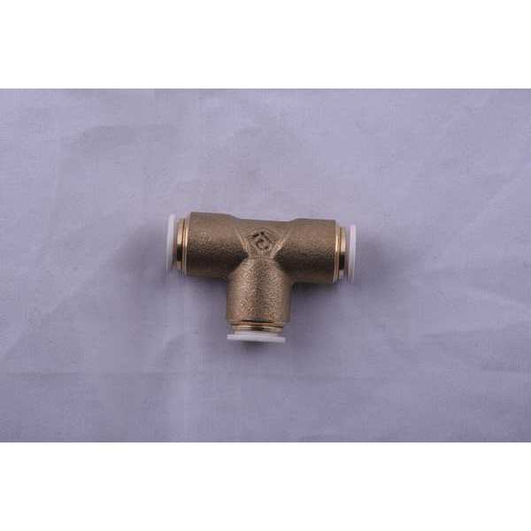 Aignep Usa Push-to-Connect, Threaded Push to Connect Fitting, Brass, Gold 59230-4
