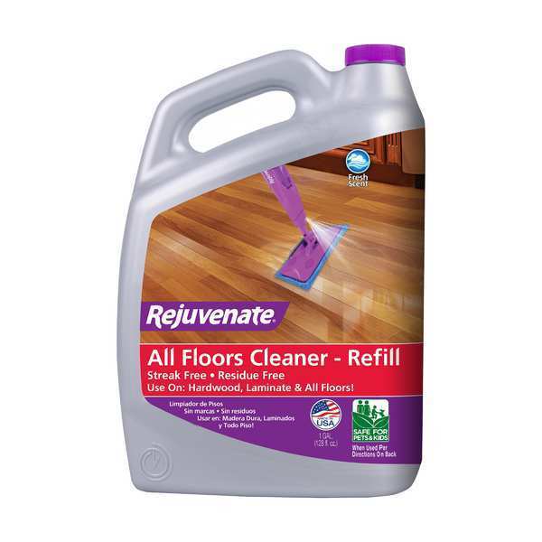 Rejuvenate All Floors Cleaner, Clear, 1 gal RJFC128