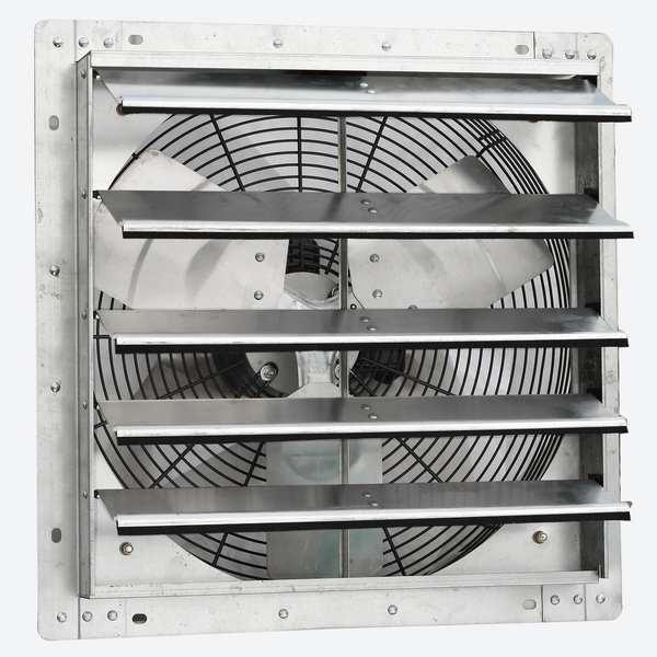 Canarm Shutter Fan, 18In Bld Dia, Galvalume, 120 GSF3-18A