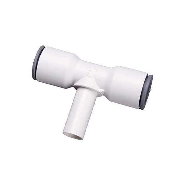 Parker Barbed, Push-to-Connect Metric Plastic Push-to-Connect Fitting, Polymer, White 6388 10 00WP2