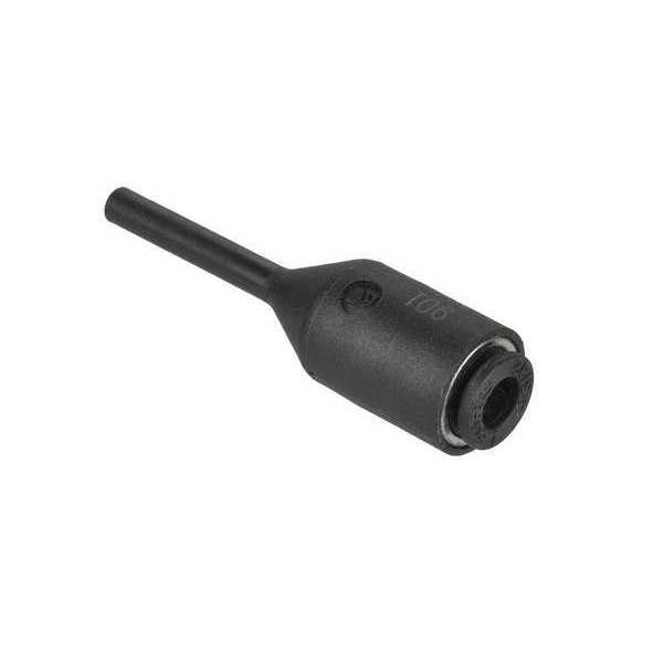Legris Fractional Push-to-Connect Fitting, Polymer, Black 3168 08 56