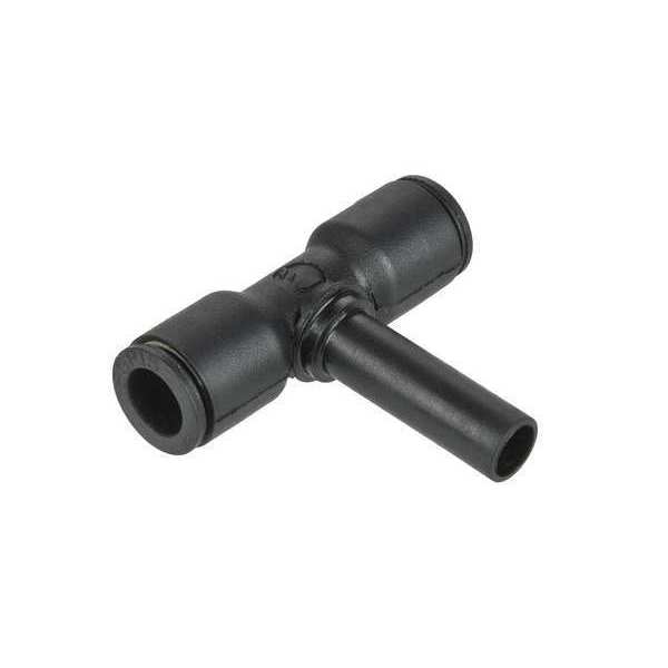 Legris Push-to-Connect Fractional Push-to-Connect Fitting, Nylon, Black 3188 60 00