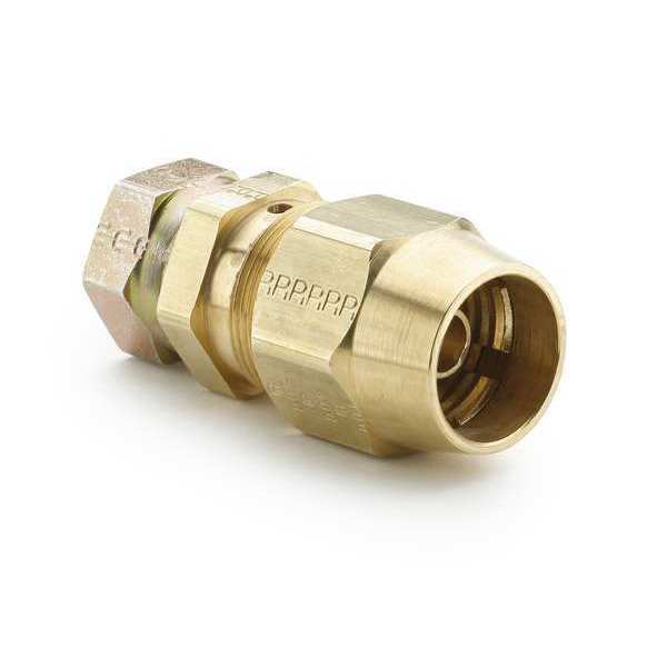 Parker Fitting, 2-5/16", Brass, Compression 66RBSV-6-3/4