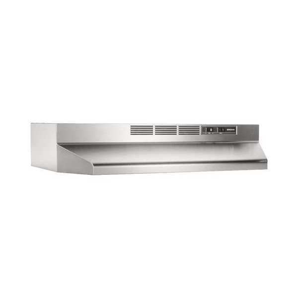 Broan BUEZ130SS Stainless Steel 30 Ductless Under Cabinet Range Hood