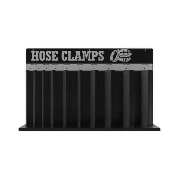 Durham 906-08-S129 Hose Clamp Rack, 10 Loops