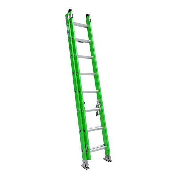 Werner 16 ft Fiberglass Extension Ladder, 375 lb Load Capacity B7116-2