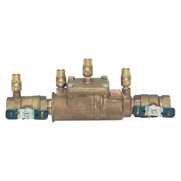 Watts Backflow Preventer, Size 1 1/2", 175 psi 1 1/2 LF007M2-QT-S