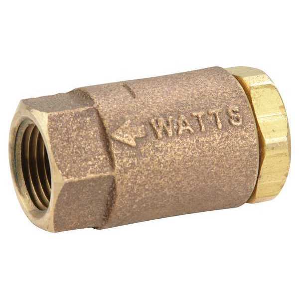 Watts Check Valve, 2.125 in Overall L LF601 1/4
