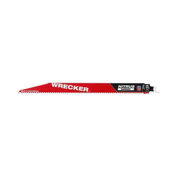 Milwaukee Tool 12" L x 6 TPI All-Purpose Cutting Carbide Tipped 12" The WRECKER™ with NITRUS CARBIDE™ 3PK 48-00-5373