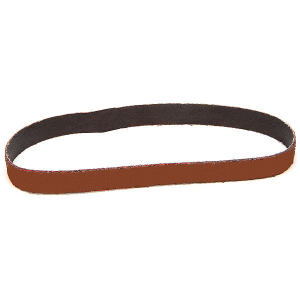 3M Sanding Belt, Coated, Ceramic, 80 Grit, Not Applicable, 767F, Maroon 767F