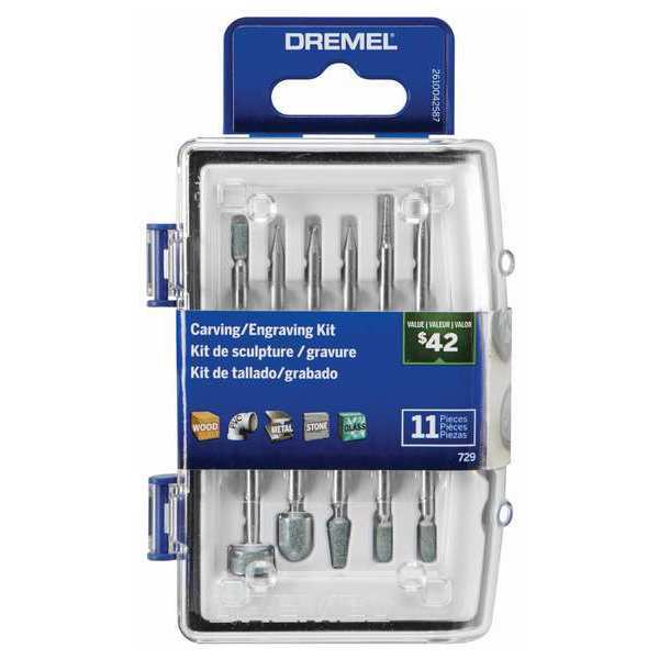 Dremel Rotary Tool Accessory Kit, 11 pieces 729-01