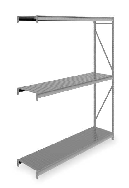 Tennsco Add-On Bulk Storage Rack, 24 in D, 96 in W, 3 Shelves 6940