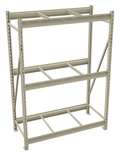 Tennsco Starter Bulk Storage Rack, 24 in D, 48 in W, 3 Shelves 6940