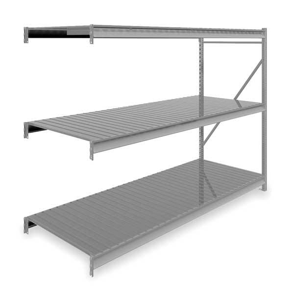 Tennsco Add-On Bulk Storage Rack, 36 in D, 96 in W, 3 Shelves 6940