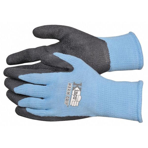 Kinco Foam Nitrile Coated Gloves, Palm Coverage, Blue/Gray, S, PR 1790W-S