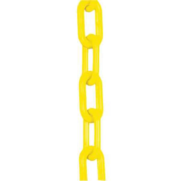 Zoro Select Plastic Chain, 3 In x 100 ft, Yellow 80002-100