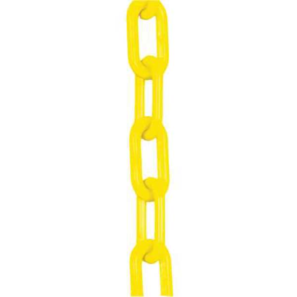 Zoro Select 1.5" (#6, 38 mm.) x 300 ft. Yellow Plastic Chain 30002-300