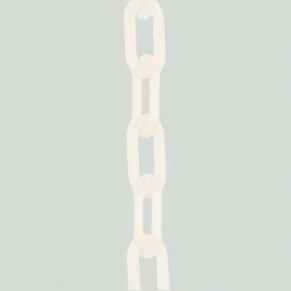 Zoro Select 2" (#8, 51 mm.) x 100 ft. White Plastic Chain 50001-100