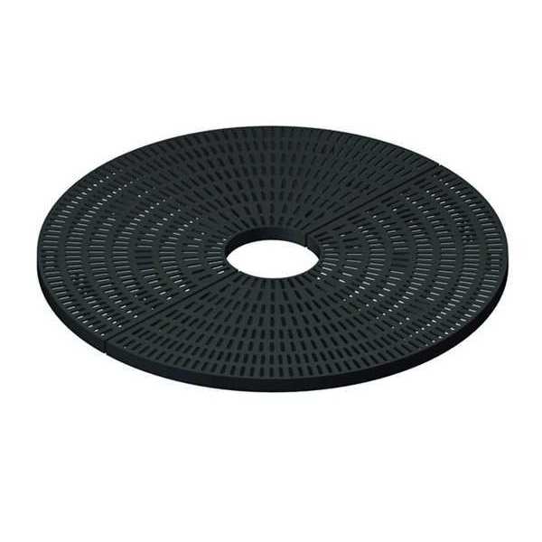 Zoro Select Tree Grate, Round, Recycled Plastic, 3 ft. TRB33