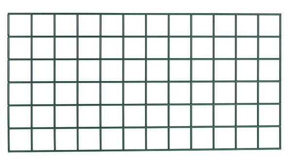 Metro Antimicrobial Steel Wire Wall Grid, 18"D x 60"W x H, Green WG1860K3