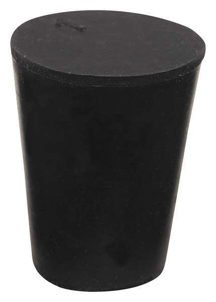 Zoro Select Stopper, 24mm, Black, PK52, Material of Construction: Natural Rubber RST1-S