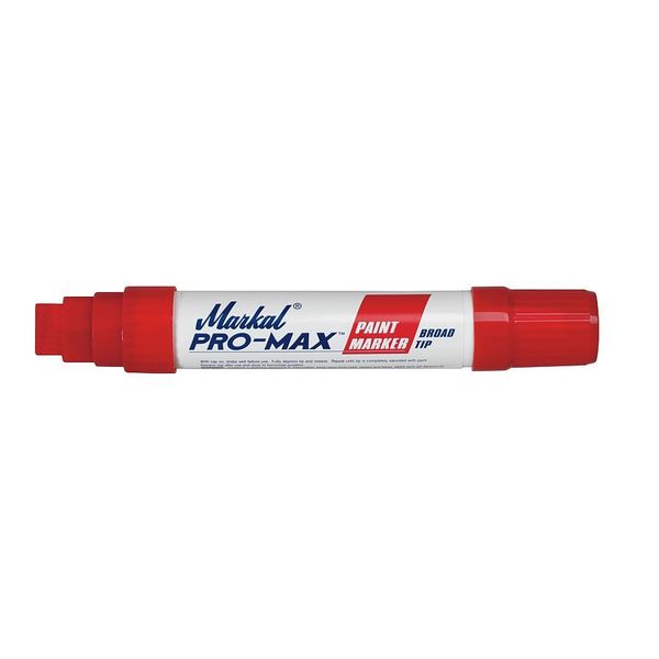 Markal Paint Marker, Medium Tip, Red Color Family, Paint 90902